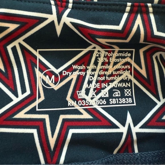 NWOT Sweaty Betty The Power 7/8 Graphic Star Leggings Activewear Women’s Medium - Picture 11 of 11